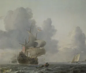 Stormachtige zee, 1690